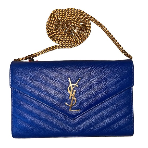 217 Preloved Saint Laurent YSL Envelope Crossbody Bag - Picture 2 of 11